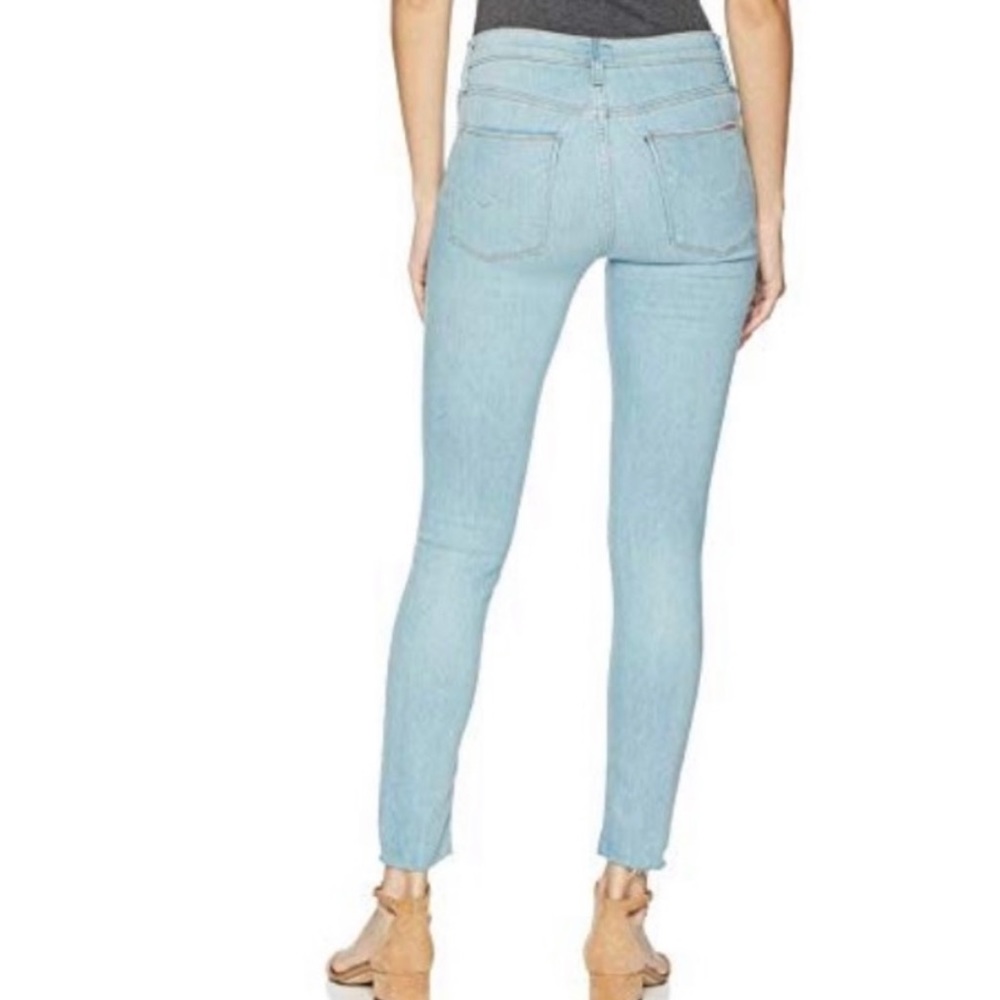 Hudson Women's Nico Midrise Super-Skinny Jean with Raw Hem Sz 26✨